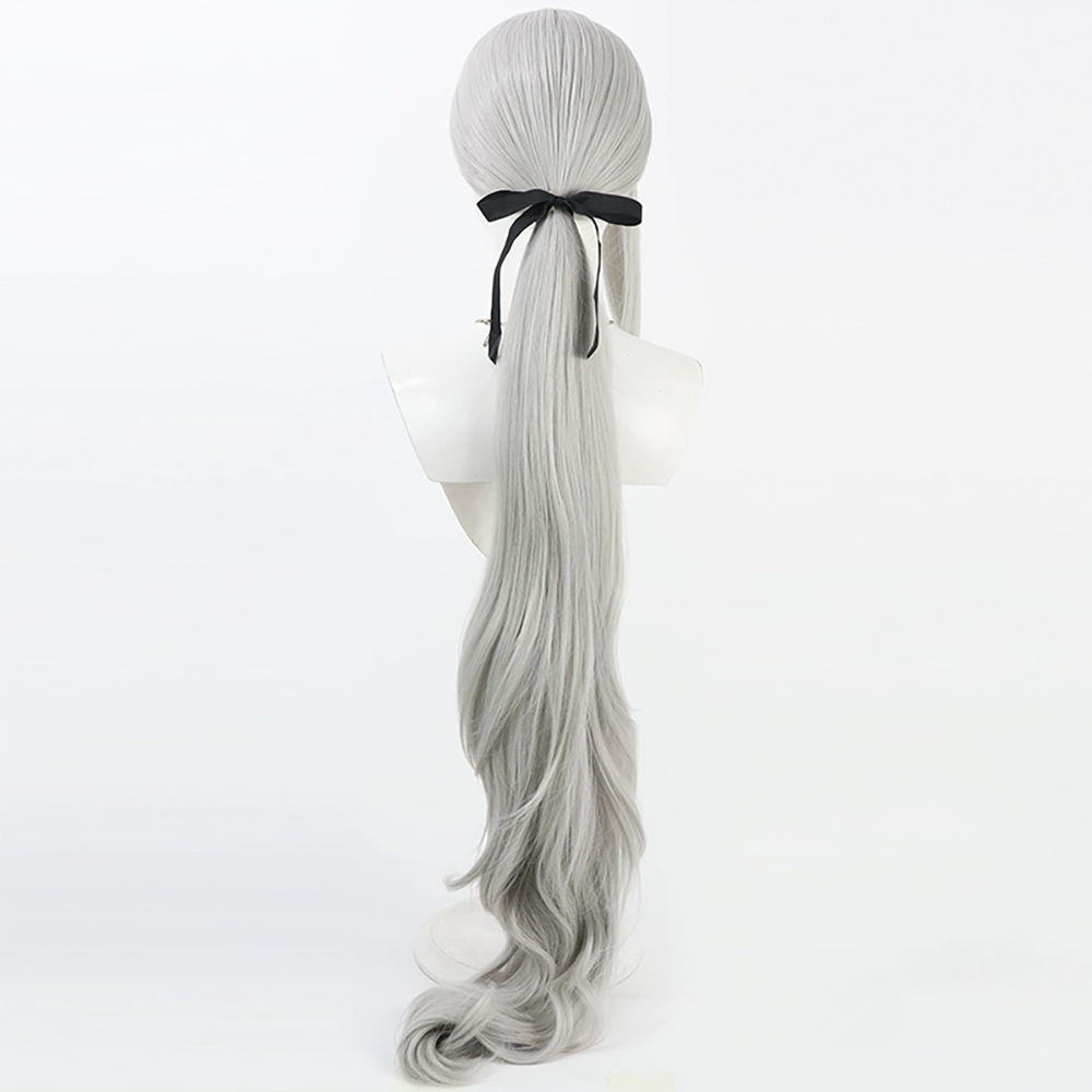 The Hundred Line -Last Defense Academy-Tsubasa Kawana White Cosplay Wig